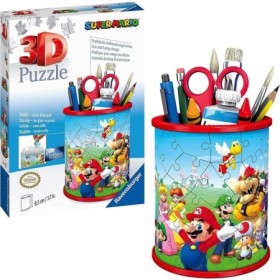Puzzle 3D suport pixuri Super Mario 54 piese